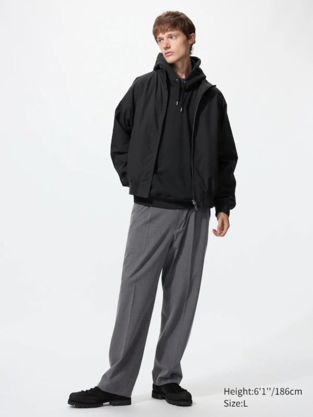 Uniqlo Men’s Pleated Wide Pants